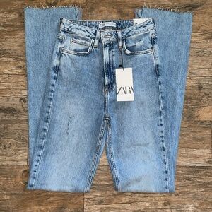 Zara Slim Flare High Rise Jeans